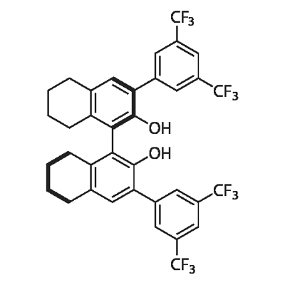 R-3,3'-bis(3,5-bis(trifluoroMethyl)phenyl)-5,5',6,6',7,7',8,8'-octahydro-1,1'-bi-2,2'-naphthol Struktur