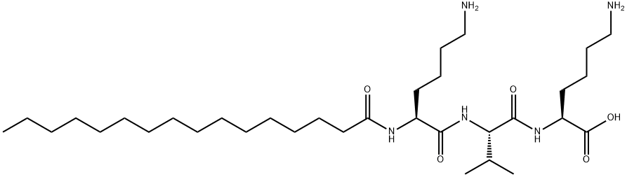 Palmitoyl Tripeptide-5 Struktur