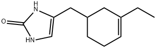 2H-Imidazol-2-one,4-[(3-ethyl-3-cyclohexen-1-yl)methyl]-1,3-dihydro-(9CI) Struktur