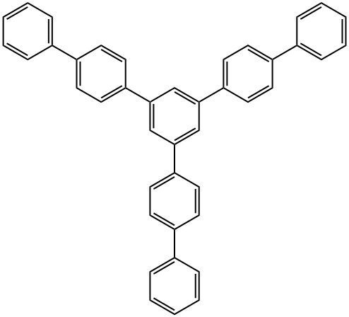 1,3,5-Tris(p-biphenyl)benzene Struktur