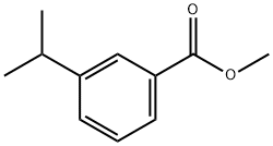 Benzoic acid, 3-(1-methylethyl)-, methyl ester Struktur