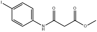 Propanoic acid, 3-[(4-iodophenyl)amino]-3-oxo-, methyl ester Struktur