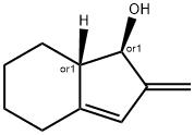 1H-Inden-1-ol, 2,4,5,6,7,7a-hexahydro-2-methylene-, (1R,7aS)-rel- (9CI) Struktur