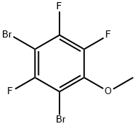 Benzene, 1,3-dibromo-2,4,5-trifluoro-6-methoxy- Struktur