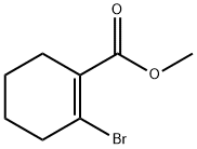 Methyl 2-Bromo-1-cyclohexenecarboxylate Struktur