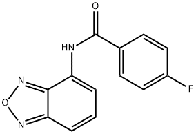 Benzamide, N-?2,?1,?3-?benzoxadiazol-?4-?yl-?4-?fluoro- Struktur