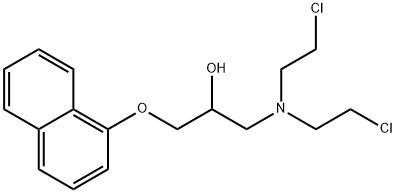 propranolol mustard Struktur