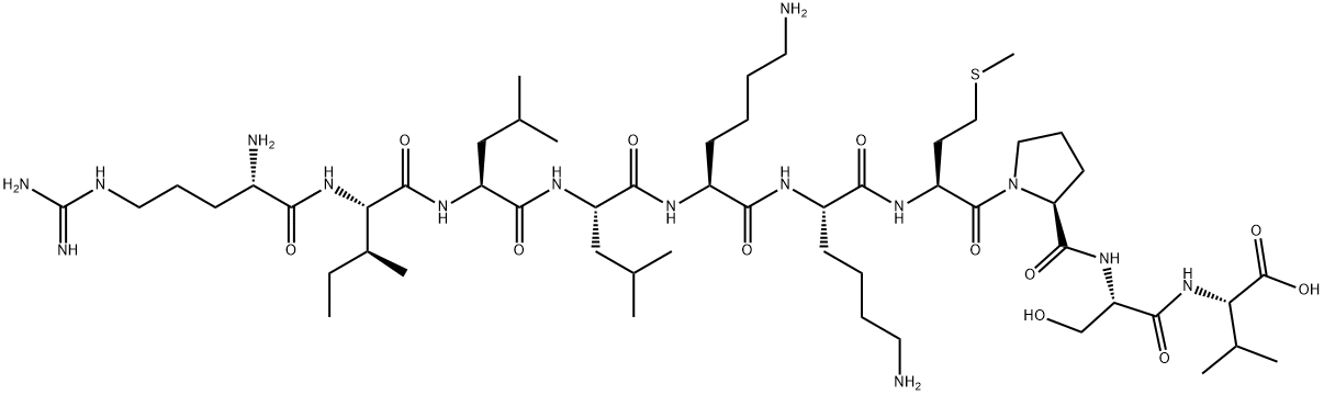 Handle region peptide (HRP),rat Struktur