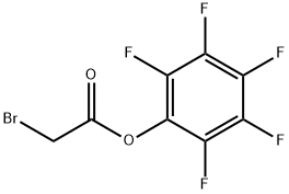 Acetic acid, 2-bromo-, 2,3,4,5,6-pentafluorophenyl ester Struktur