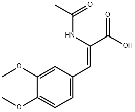 2-Propenoic acid, 2-(acetylamino)-3-(3,4-dimethoxyphenyl)-, (2Z)-