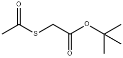 Acetic acid, 2-(acetylthio)-, 1,1-dimethylethyl ester Struktur