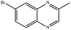 Quinoxaline, 7-bromo-2-methyl- Struktur