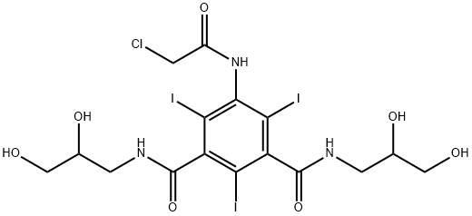 5 - chloro-acetamido-N, N - bis (2,3 - dihydroxypropyl) -2,4,6 - triiodo-1 ,3. Phthalimido