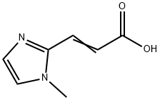 2-Propenoicacid,3-(1-methyl-1H-imidazol-2-yl)-(9CI) Struktur