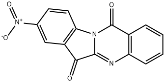 8-Nitrotryptanthrin Struktur