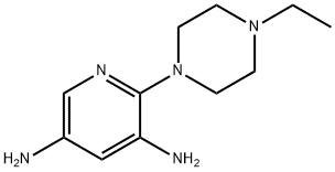 3,5-Pyridinediamine,2-(4-ethyl-1-piperazinyl)-(9CI) Struktur