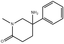 2-Piperidone,5-amino-1-methyl-5-phenyl-(8CI) Struktur