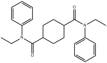 1-N,4-N-diethyl-1-N,4-N-diphenylcyclohexane-1,4-dicarboxamide Struktur