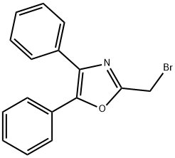 Oxazole, 2-(bromomethyl)-4,5-diphenyl- Struktur