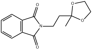 2 - Methyl - 2 - (2 - phthaliMidoethyl) - 1,3 - dioxolane Struktur