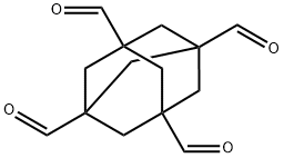 Tricyclo[3.3.1.13,7]decane-1,3,5,7-tetracarboxaldehyde Struktur