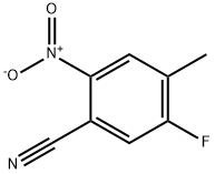 5-fluoro-4-methyl-2-nitrobenzonitrile Struktur