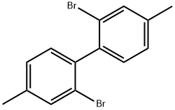 1,1'-Biphenyl, 2,2'-dibromo-4,4'-dimethyl- Struktur