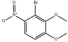 Benzene, 2-bromo-3,4-dimethoxy-1-nitro- Struktur