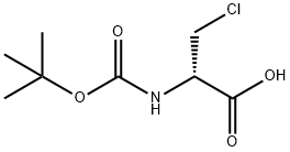 Boc-L-Ala(Cl)-OH Struktur