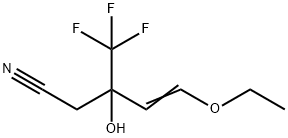 4-Pentenenitrile, 5-ethoxy-3-hydroxy-3-(trifluoromethyl)-