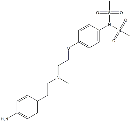 N'-Desmethylsulfonyl-N-methylsulfonyl Dofetilide Struktur