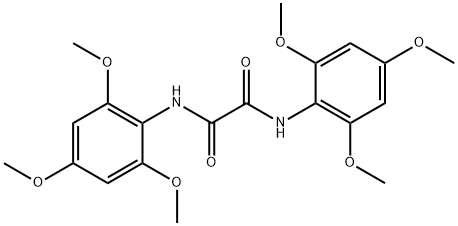 N,N'-Bis(2,4,6-trimethoxyphenyl)oxalamide (BTMPO) Struktur