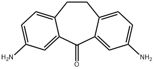 3,7-diamino-10,11-dihydro-5H-dibenzo[a,d][7]annulen-5-one Struktur