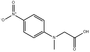 Glycine, N-methyl-N-(4-nitrophenyl)- Struktur