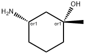 (1R,3S)-3-AMINO-1-METHYLCYCLOHEXAN-1-OL Struktur