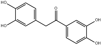 1,2-Bis(3,4-dihydroxyphenyl)ethanone  Struktur