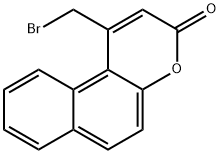 3H-Naphtho[2,1-b]pyran-3-one, 1-(bromomethyl)- Struktur