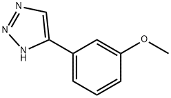 1H-1,2,3-Triazole, 5-(3-methoxyphenyl)- Struktur