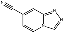 1,2,4]triazolo[4,3-a]pyridine-7-carbonitrile Struktur