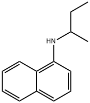 1-Naphthalenamine, N-(1-methylpropyl)- Struktur