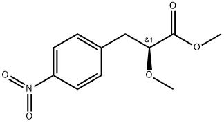 (S)-methyl 2-hydroxy-3-(4-nitrophenyl)propanoate Struktur