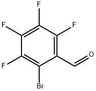 Benzaldehyde, 2-bromo-3,4,5,6-tetrafluoro- Structure