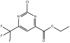 4-Pyrimidinecarboxylic acid, 2-chloro-6-(trifluoromethyl)-, ethyl ester