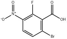 Benzoic acid, 6-bromo-2-fluoro-3-nitro- Struktur