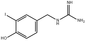 Guanidine,N-[(4-hydroxy-3-iodophenyl)methyl]- Struktur