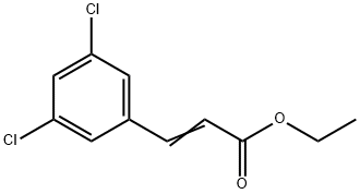 2-Propenoic acid, 3-(3,5-dichlorophenyl)-, ethyl ester Struktur