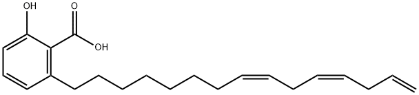 Anacardic acid C15:3 Struktur