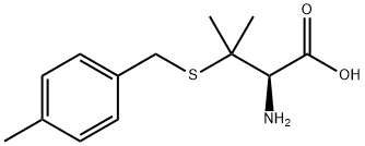 L-Valine, 3-[[(4-methylphenyl)methyl]thio]- Struktur