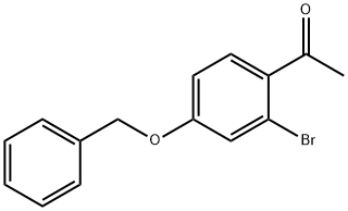 1-(4-Benzyloxy-2-bromo-phenyl)-ethanone Struktur