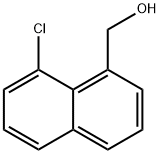 1-Naphthalenemethanol, 8-chloro- Struktur